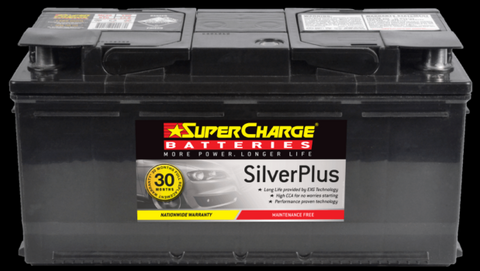 SUPERCHARGE EUROPEAN CAR DIN88MF / SMF85L- 760 CCA 30 MONTH WARRANTY  BATTERY.