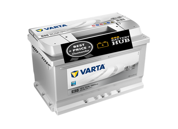VARTA E38 SILVER DYNAMIC-42 MONTH WARRANTY FLD BATTERY. – The Battery hub