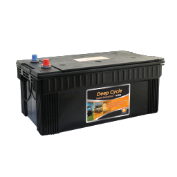 EXIDE ED200 DEEP CYCLE SEMI-INDUSTRIAL 12 MONTH WARRANTY BATTERY.