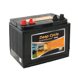 EXIDE ED50 DEEP CYCLE SEMI-INDUSTRIAL 12 MONTH WARRANTY BATTERY.