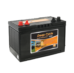 EXIDE ED70 DEEP CYCLE SEMI-INDUSTRIAL 12 MONTH WARRANTY BATTERY.