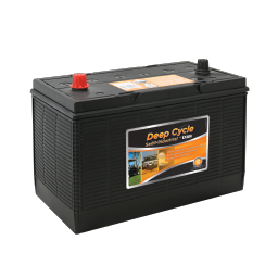 EXIDE ED87 DEEP CYCLE SEMI-INDUSTRIAL 12 MONTH WARRANTY BATTERY.