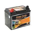 EXIDE EDU1 DEEP CYCLE SEMI-INDUSTRIAL 12 MONTH WARRANTY BATTERY.