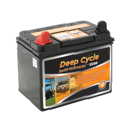 EXIDE EDU1 DEEP CYCLE SEMI-INDUSTRIAL 12 MONTH WARRANTY BATTERY.