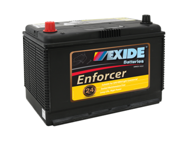 EXIDE ENFORCER EN70ZZMF SUV / LIGHT COMERCIAL 24 MONTH WARRANTY BATTERY