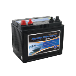 EXIDE MSDP24 STOWAWAY MARINE DUAL PURPOSE 24 MONTH WARRANTY BATTERY.