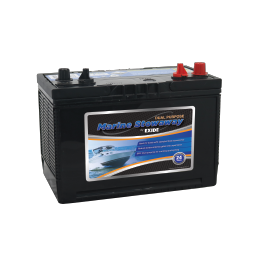 EXIDE MSDP27C STOWAWAY MARINE DUAL PURPOSE 24 MONTH WARRANTY BATTERY.