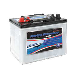 MARINE STARTING BATTERY - MSST24 EXIDE / NS70M / 7501 / MFM50 - 18 months warranty