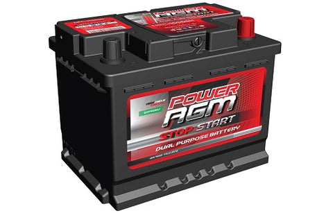POWER CRANK NPCiSS55H 12V 780CCA 65AH AGM STOP START 2YEAR WARRANTY BATTERY (Power AGM Series)