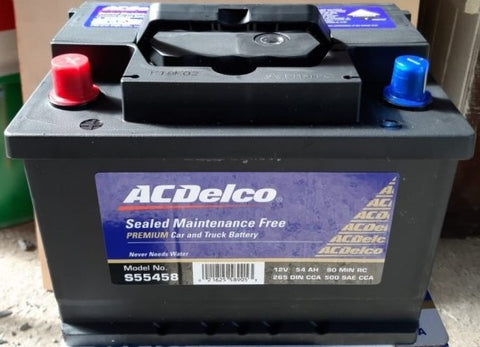 AC Delco S55458 Maintenance Free 500 CCA 3 Year Warranty Battery.