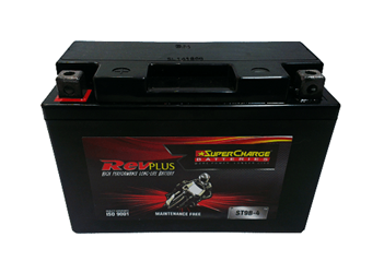 REVPLUS ST9B-4  12 MONTH WARRANTY MOTORCYCLE AGM BATTERY.