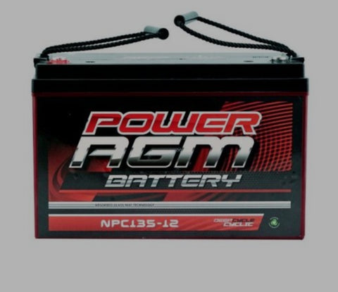 POWER AGM NPC135-12 12V 135AH DEEP CYCLE
