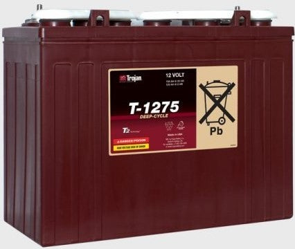 TROJAN DEEP CYCLE T-1275 SIGNATURE SERIES 12V 150AH T2 TECHNOLOGY BATTERY