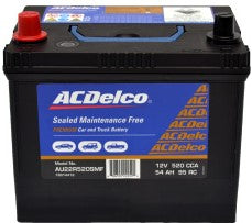 AC Delco Premium AU22520SMFDF Maintenance Free 3 Year Warranty Battery.