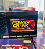 POWER CRANK 55D23LSMF / 70D23L / X55D23CMF / 55D23L MF PLATINUM RANGE 620 CCA 2 YEAR WARRANTY BATTERY.
