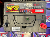 POWER CRANK 55D23LSMF / 70D23L / X55D23CMF / 55D23L MF PLATINUM RANGE 620 CCA 2 YEAR WARRANTY BATTERY.